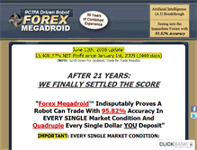 Tablet Screenshot of forex-megadroid.com